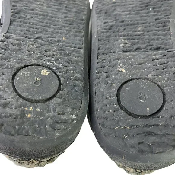 Clarks Women's Black Suede Genuine Leather Mules Slip On Loafers Casual Shoes 8 - Picture 16 of 16